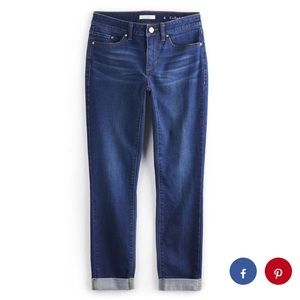 Lauren Conrad dark wash skinny jeans